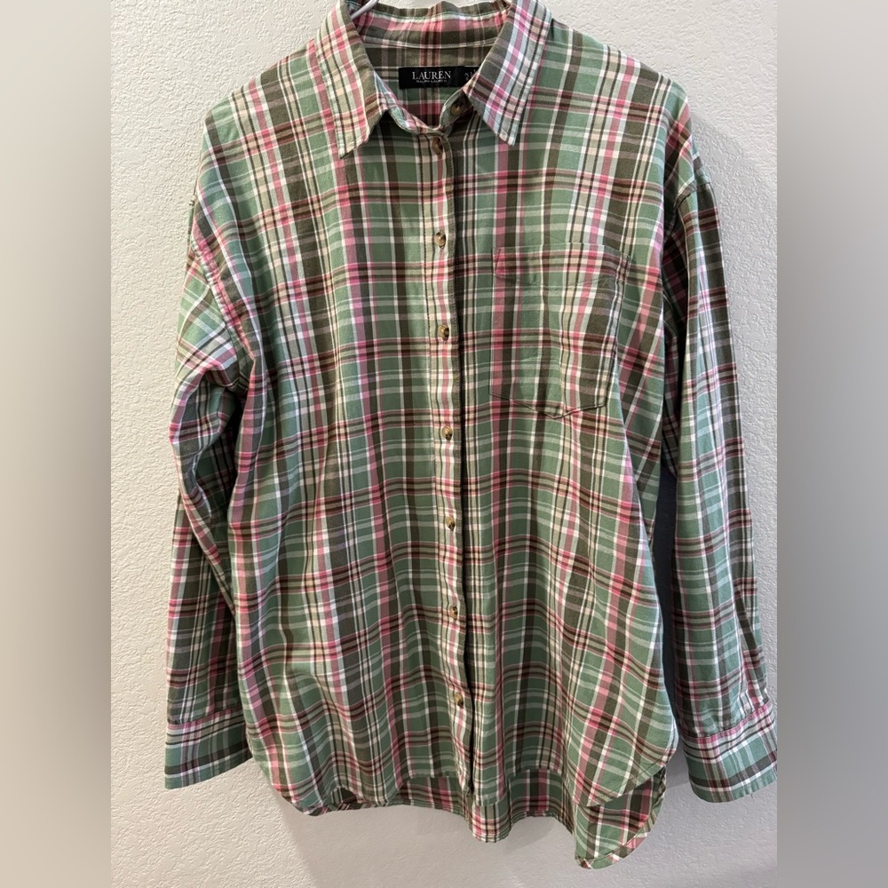 Lauren Ralph Lauren Plaid button down - Picture 5 of 5